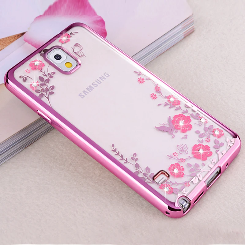 KaiNuEn etui coque cover case For Samsung Galaxy Note 4 Note4 transparent phone cases back Soft 3d silicone silicon | Мобильные
