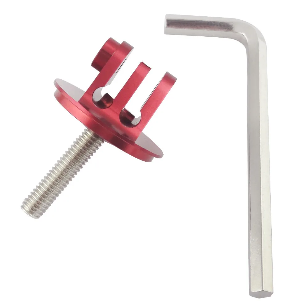 10 шт./лот красная Алюминиевая Подставка для горного велосипеда крепление