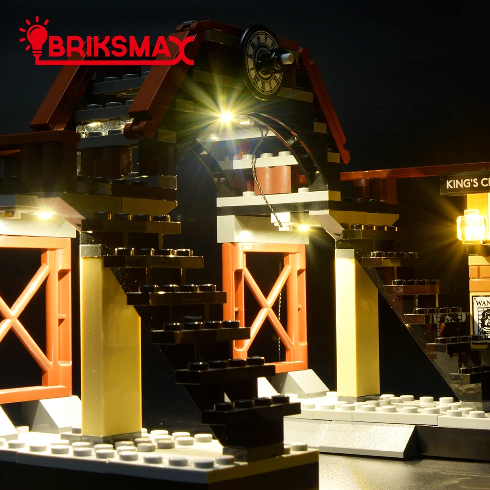 BriksMax Led Light Up Kit для Hogwarts Express Blocks модельный комплект света, совместимый с 75955(не включает модель