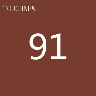 91 TOUCHNEW на заказ, одноцветные эскизные маркеры на спиртовой основе, двойная головка, кисть, маркеры, ручка для рисования, манга, товары для рукоделия, маркеры - Цвет: 91