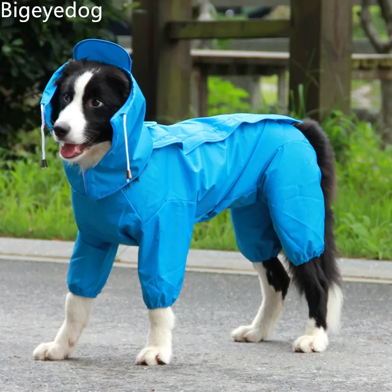 Bigeyedog собачья дождевик Пудель Шнауцер Pet водонепроницаемая одежда для собак