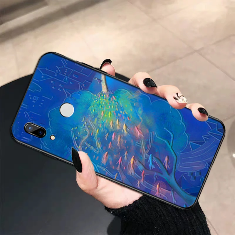 Чехол для Huawei P20 Lite черный чехол Pro телефона с рисунком феи|Бамперы| |