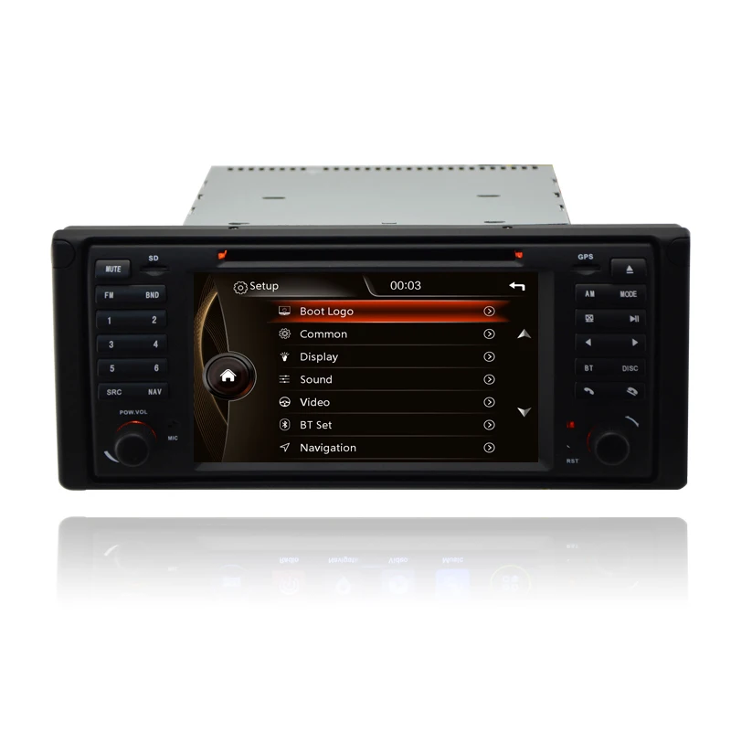Автомобильный DVD стерео головное устройство UI 7 &quotдля BMW E39 X5 E53 с GPS Навигатором