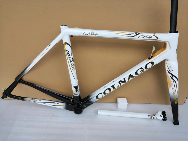 Новое поступление T1100 UD матовый-глянцевый черный красный Colnago C64 карбоновая рама для дорожного велосипеда с 12 цветами на выбор