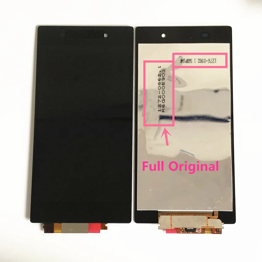 Оригинальный ЖК дисплей для SONY Xperia Z1 L39h C6902 C6903 C6906 C6943 с рамкой сенсорный экран
