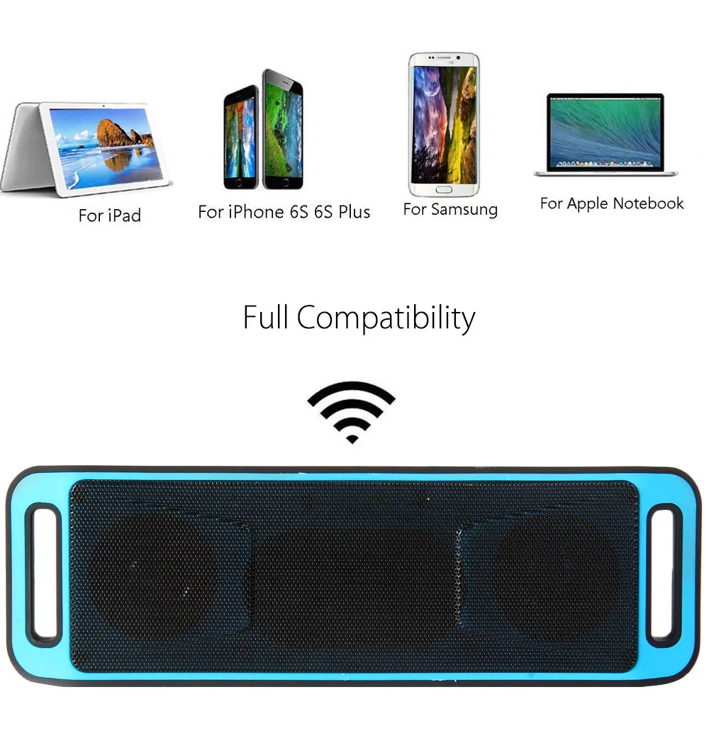 VTIN Bluetooth динамик s Портативный V3.0 беспроводной Bluetooth динамик USB флэш FM Радио стерео Супер Бас mp3-плеер громкий динамик