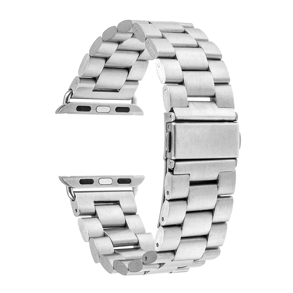 22 мм 24 ремешок из нержавеющей стали для 38 42 iWatch Apple Watch браслет с переходником