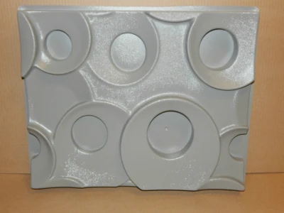 SET OF 2 Пластиковые формы 3D пластиковые формы, пластиковые блоки стены 3D пластиковые 3D декоративные стеновые панели для гипса уникальный дизайн - Цвет: SET OF 2