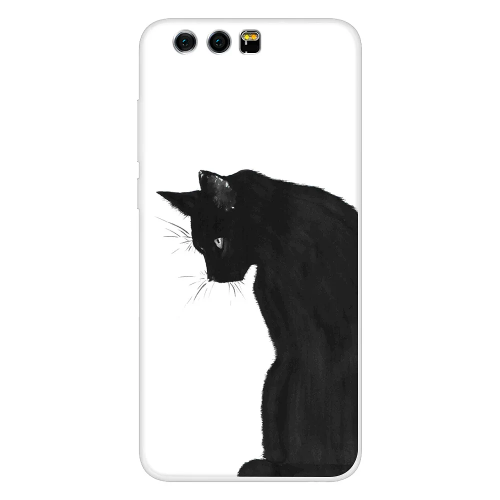 Printing Back Protective Case For Huawei honor 9 cover honor9 Phone Soft Silicone Coque back bags | Мобильные телефоны и
