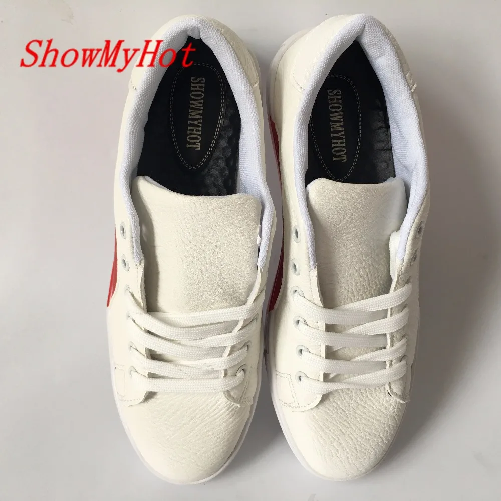 ShowMyHot/Мужская обувь на толстой подошве дышащая однотонная плоской | Обувь