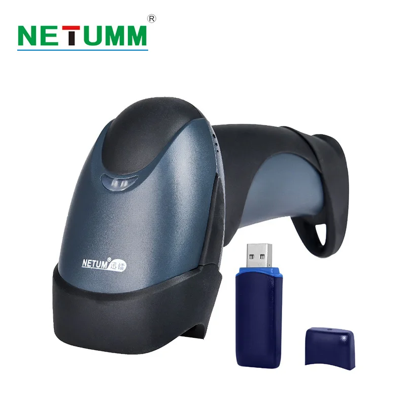 Беспроводной сканер штрих кодов портативный лазерный M2 32 бит высокая скорость