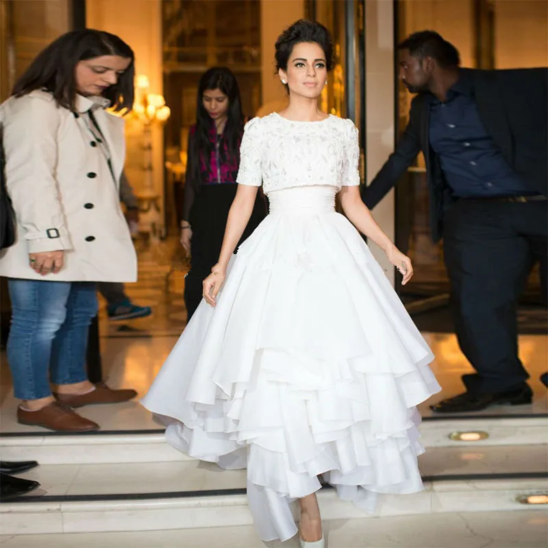 Кутюр 2020 Новое поступление 2 шт красная ковровая дорожка платья знаменитостей