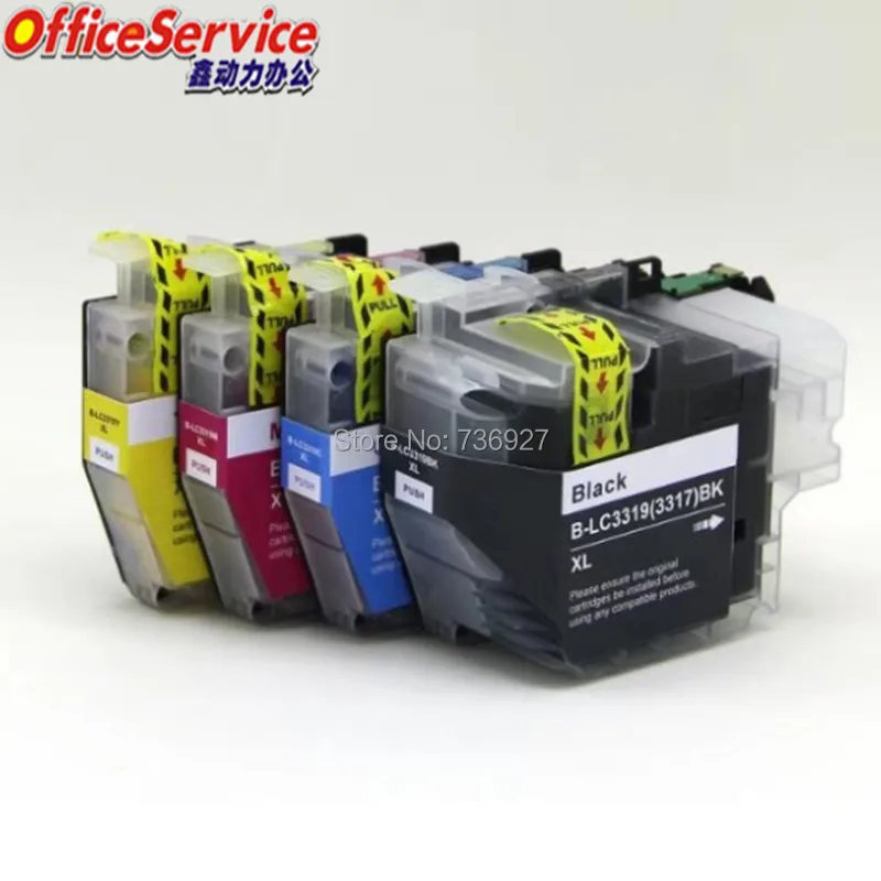 1 черный LC3319 LC3317 LC3319XL Совместимый картридж для брата MFC-J5330DW J5730DW J6530DW MFC-J6730DW MFC-J6930DW