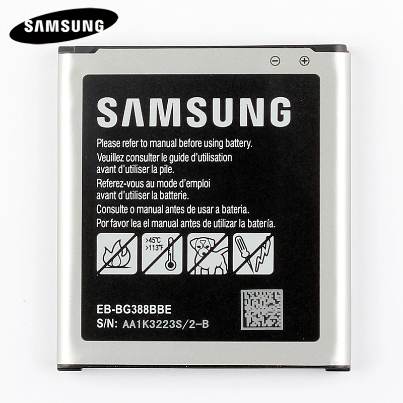 100% Оригинальный аккумулятор для Samsung Galaxy Xcover 3 G388 с NFC 2200 мАч Сменный