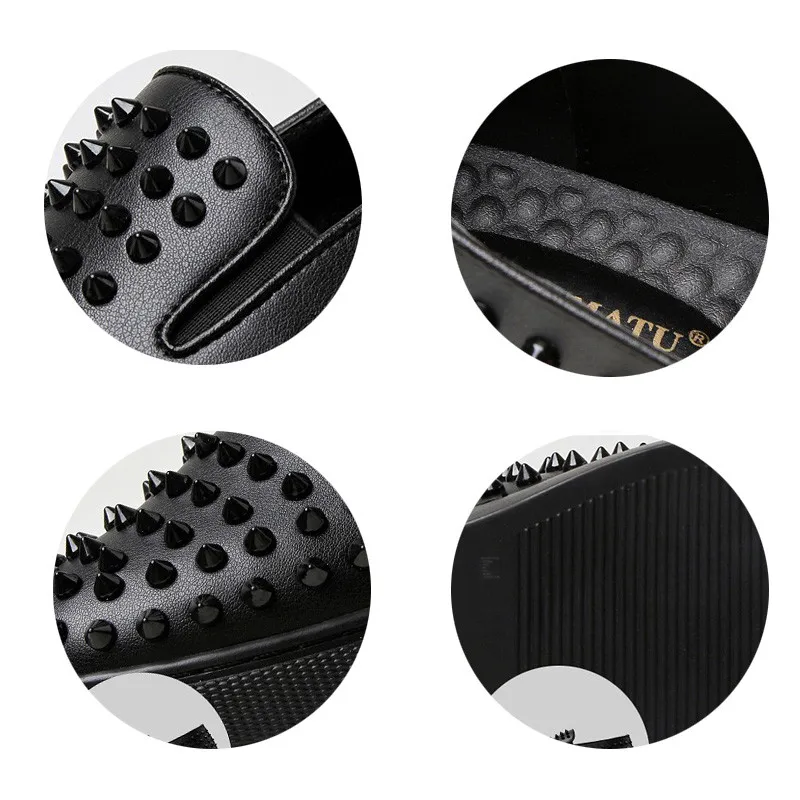 Мужская обувь Одежда высшего качества с красной подошвой мода одуванчик шипами