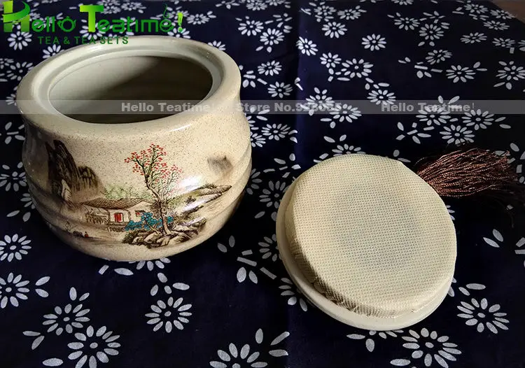 Высококачественные китайские фарфоровые банки для чая кухонные аксессуары