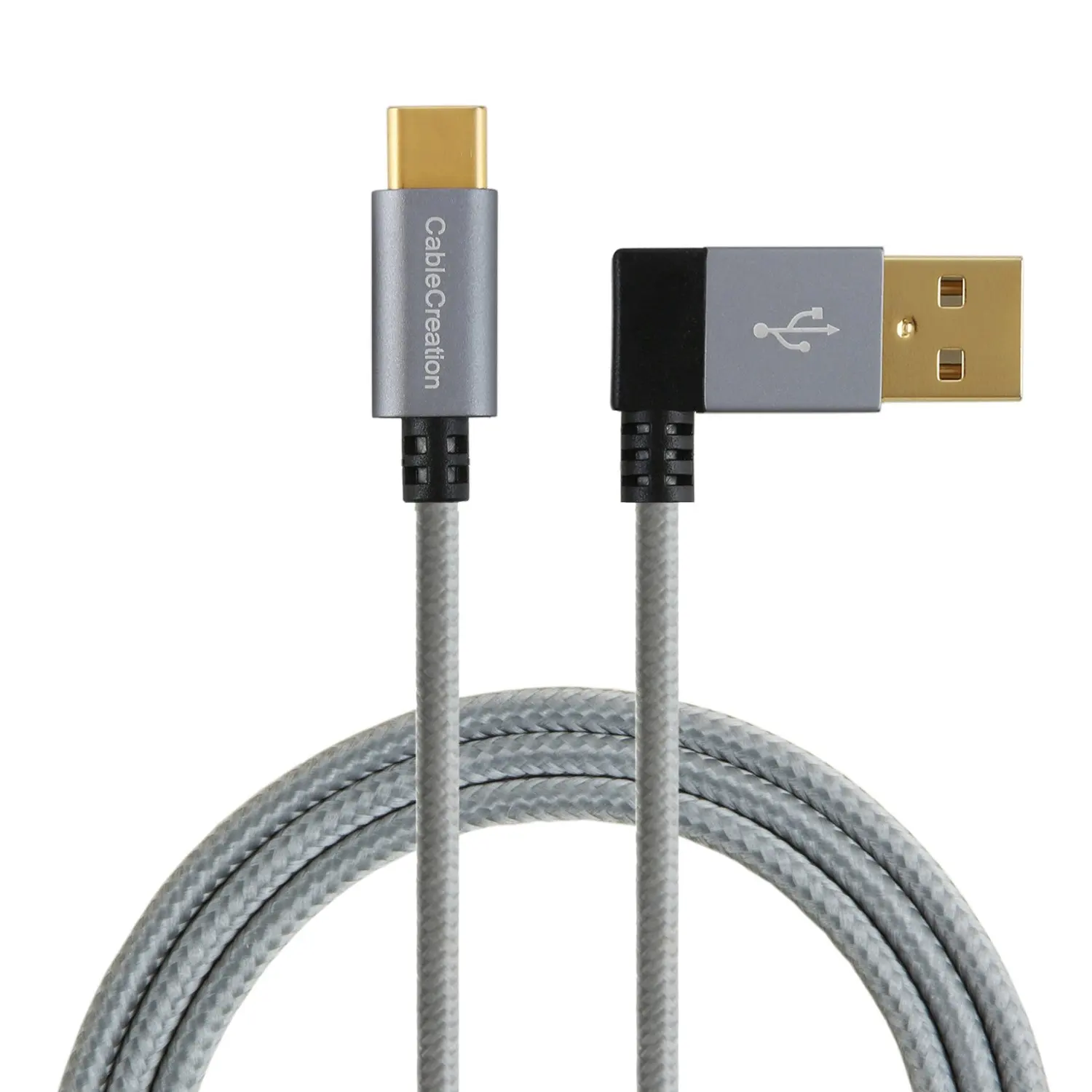 USB C к A кабель JORINDO 90 градусов (правый угол) Плетеный Type зарядный совместимый с MacBook