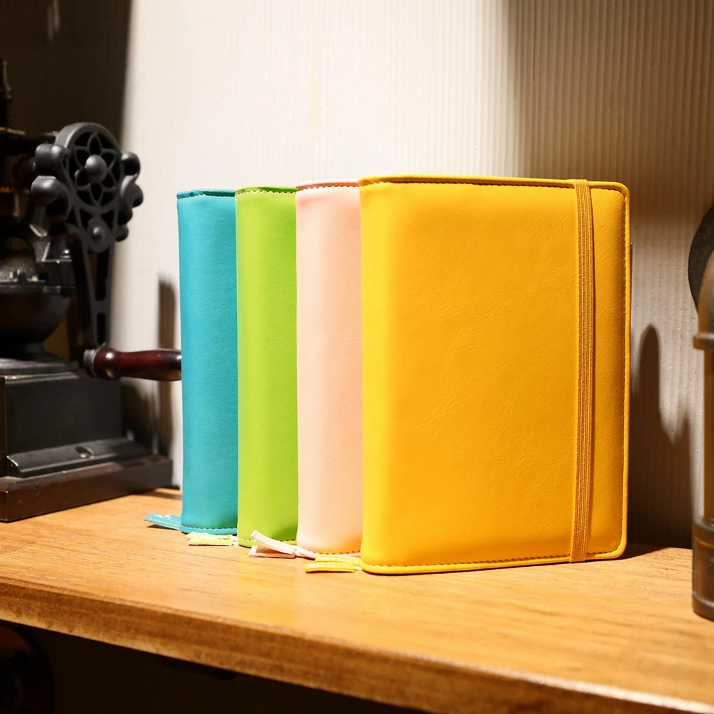 Блокнот А6 в горошек милый дневник клетку без надписей маленький блокнот для