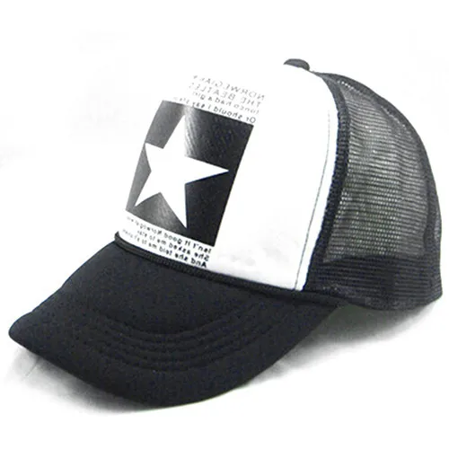 Мужская Женская регулируемая бейсболка со звездами|mesh hat|baseball capadjustable baseball cap |