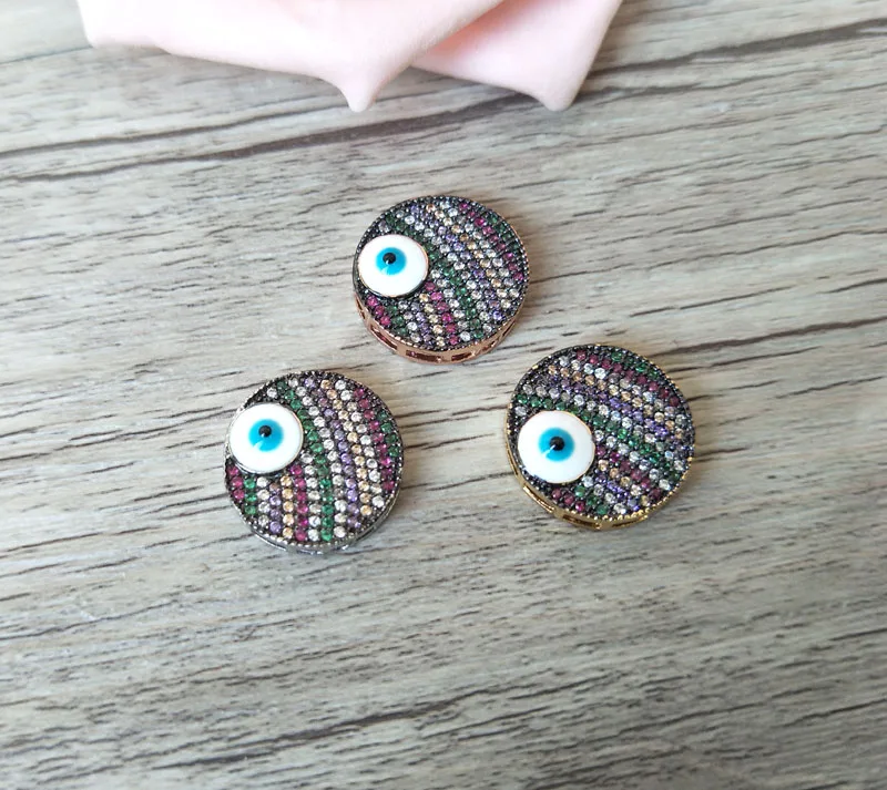 5 шт. круглые металлические бусины с микрозакрепкой|bead connector|jewelry findingconnectors for jewelry |