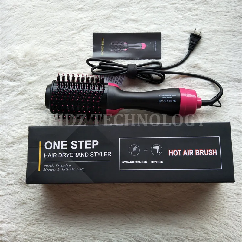 Щетка для волос Парикмахерская завивка фен и волумайзер генератор отрицательных