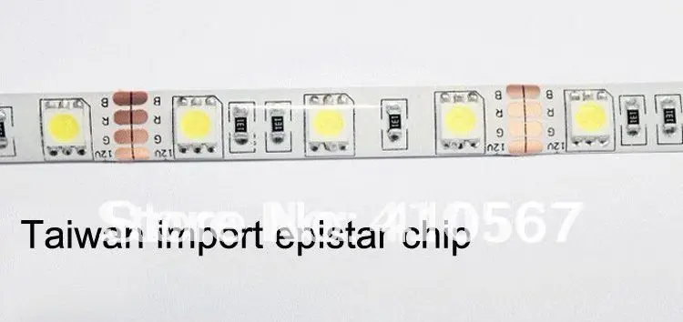 DHL Fedex 12V 5050 SMD светодиодная полоса освещения 780-900LM/метр большой бренд настоящий