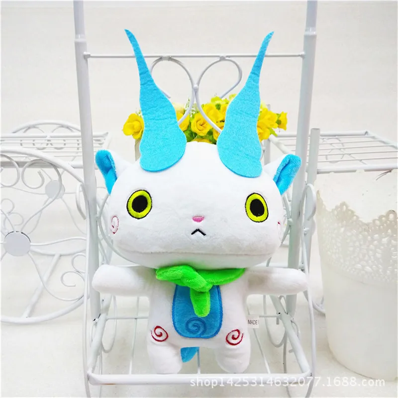 Аниме-игра Yokai Yo Kai Watch Whisper Jibanyan Komasan плюшевые игрушки с рисунком кота Неко куклы