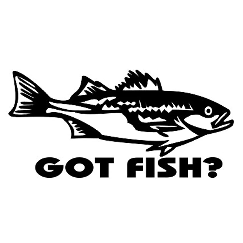 

35cm Got Fish Fashion Decoration Car Sticker Vinyl Decal