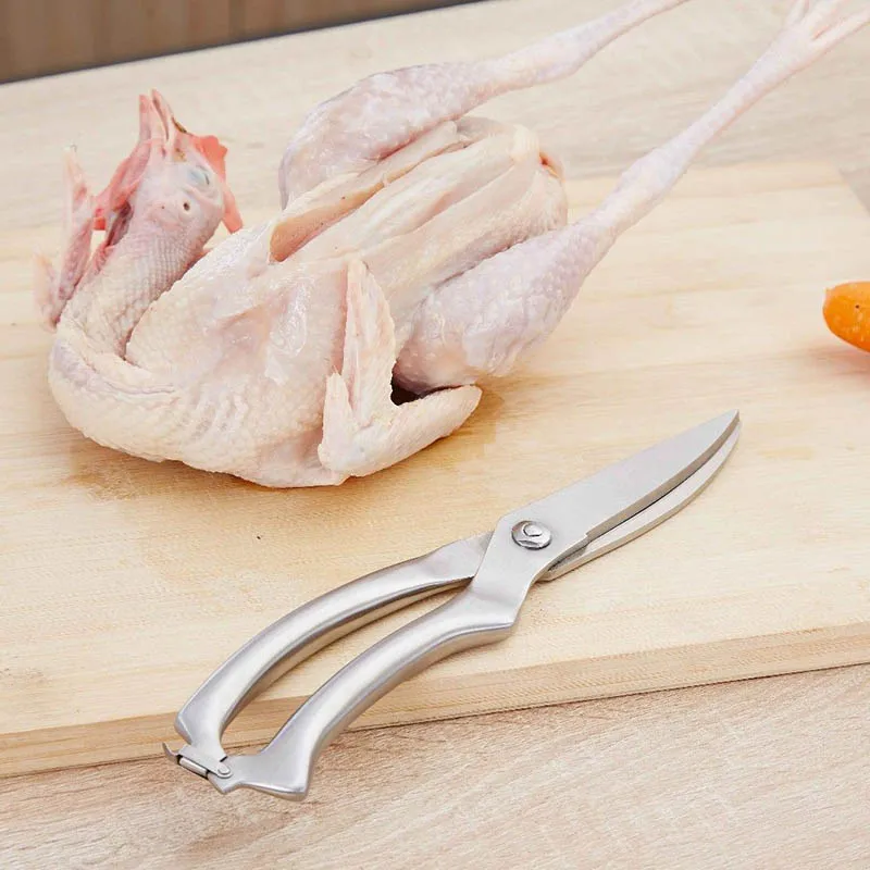 Нержавеющая Сталь Ножницы для еды пустотелая ручка курица костяной резак