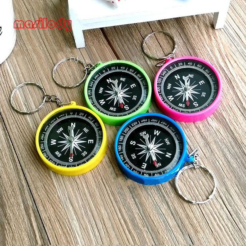 Бесплатная Доставка 20 шт./лот мини компасная цепочка компас-брелок | Украшения и