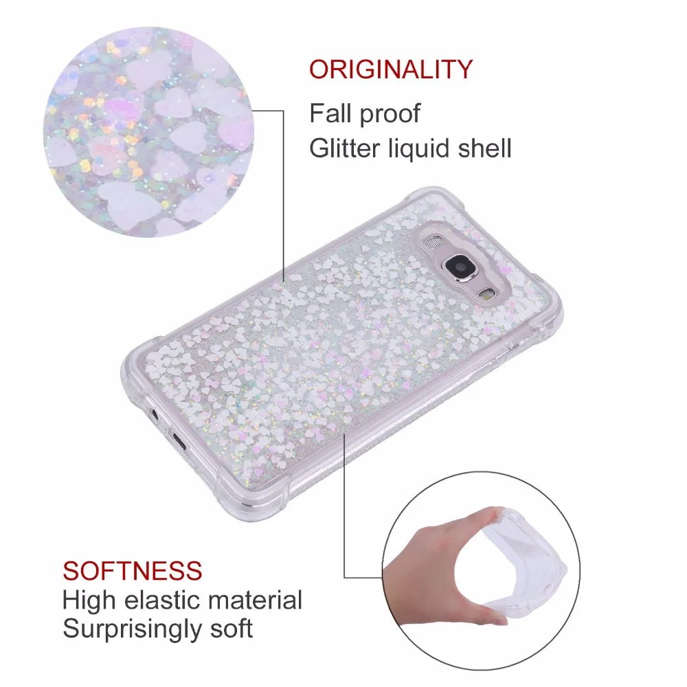 Shine Avenir quicksand soft shell dust-proof silicone suitable for Samsung Galaxy J710 J530 J5 J310 J2prime J1 2016 | Мобильные