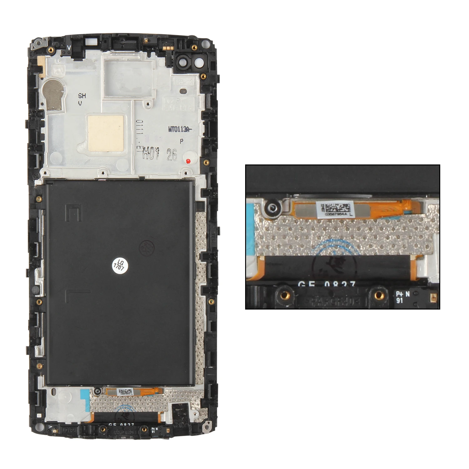 Черный 5 7 &quotдля LG V10 H960 H968 H900 VS990 ЖК дисплей Дисплей кодирующий преобразователь