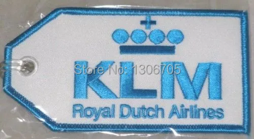 Бирка для удостоверения личности чемоданов Royal Holland Airlines KLM|tag tag|tag bagtag id |