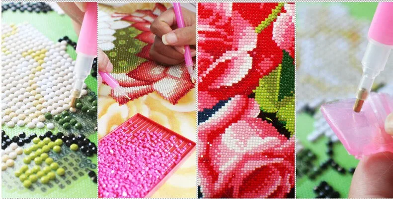 Бриллиантовая вышивка Фэнтези Лебеди любовник озеро цветы 5d алмазная крестиком