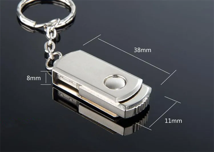 USB флеш накопитель в металлическом корпусе золотистый/серебристый 128 Мб 4 ГБ 8 16 32 64