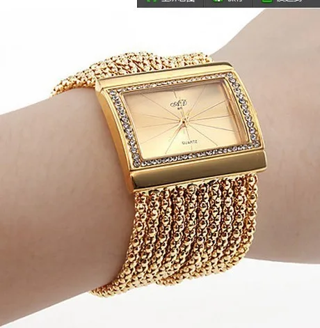 High quality alloy watchcase woman roses gold diamond bracelet watch new fashion luxury brand watches Swiss quartz | Наручные часы