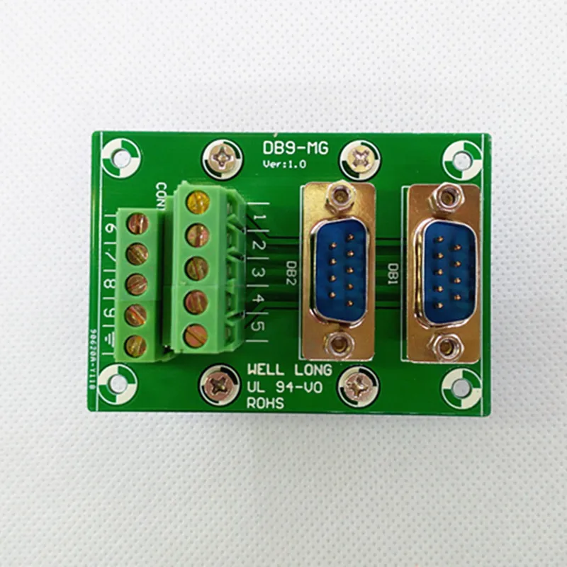 D-SUB DB9 двойной штыревой секционный щит клеммный блок разъем. | Строительство и