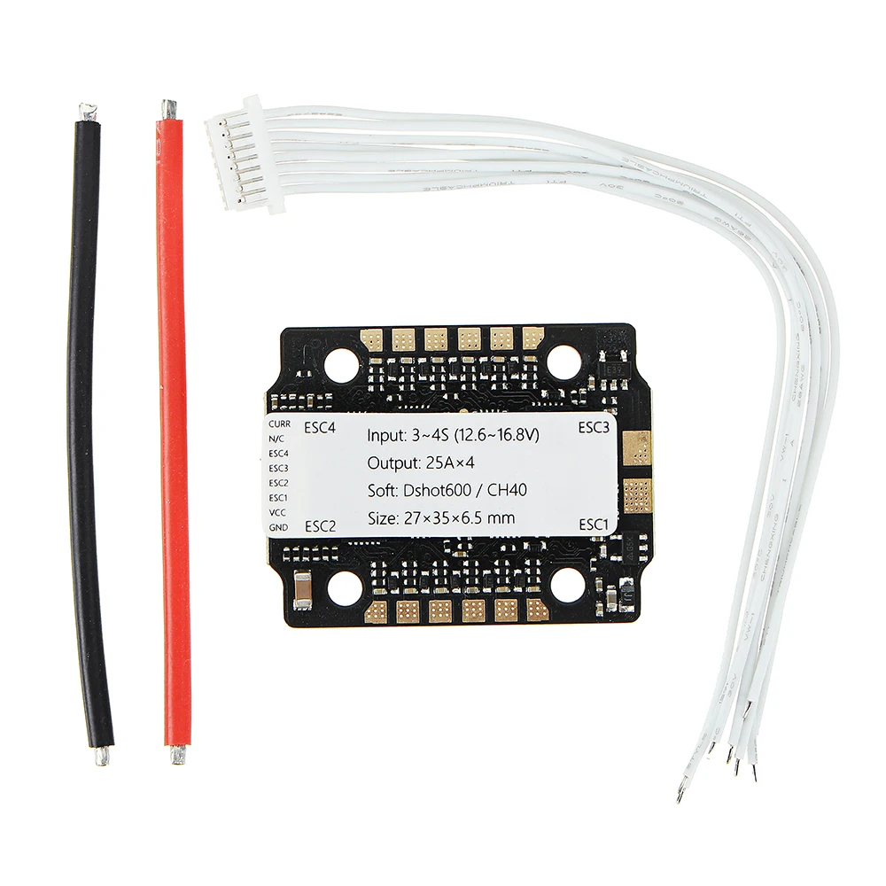 Diatone MAMBA F25 25A HV 2-4S 4 в 1 BLHeli_S Dshot600 ESC для радиоуправляемого дрона FPV Racing | Игрушки и
