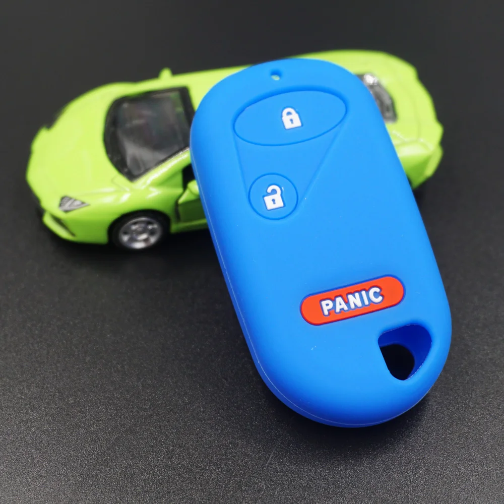 Xinyuexin Silicone Car Key Cover Case For Honda Civic Element Accord CR-V Insight Pilot Remote Jacket Car-stying |