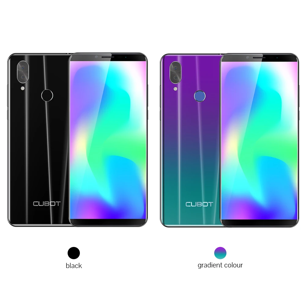 Cubot X19 смартфон Helio P23 Восьмиядерный 5,9" 2160*1080 FHD+ дисплей 4000 мАч 4 Гб+ 64 Гб Face ID type-C сумеречный градиент цвета Телефон