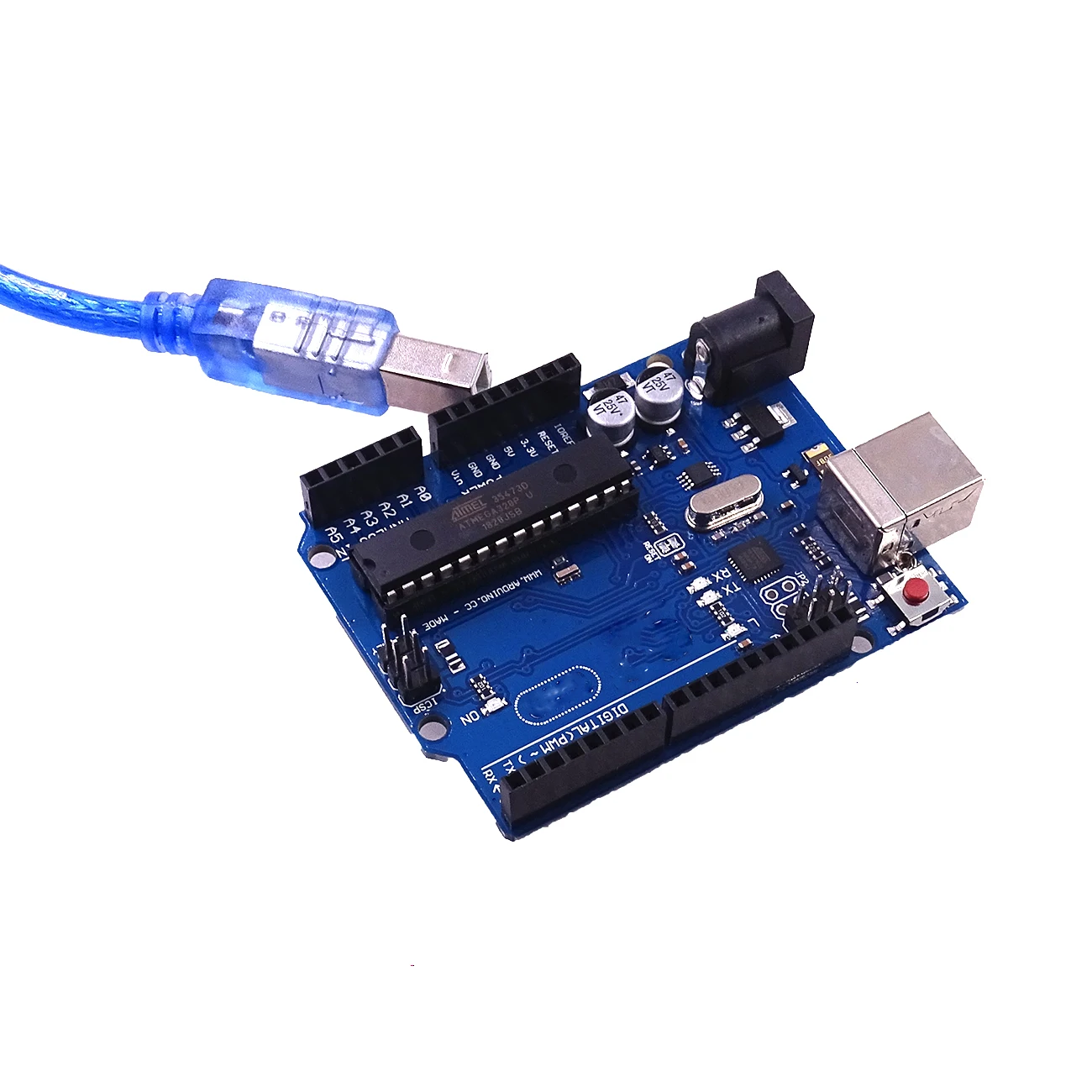 Высокое качество один набор UNO R3 официальная коробка ATMEGA16U2+ MEGA328P чип для Arduino UNO R3 макетная плата+ USB кабель