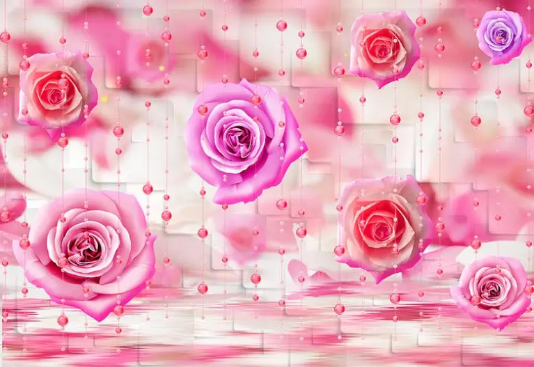 Большие 3D обои для гостиной спальни картина ТВ фон стерео | Обустройство дома