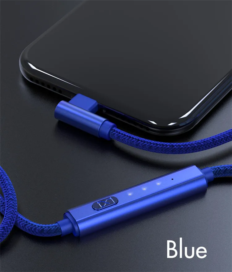 Ranboda usb type C кабель синхронизации 2 м с нейлоновой оплеткой type-C кабель 3,1 с таймером переключатель для huawei samsung Xiaomi Android смартфон