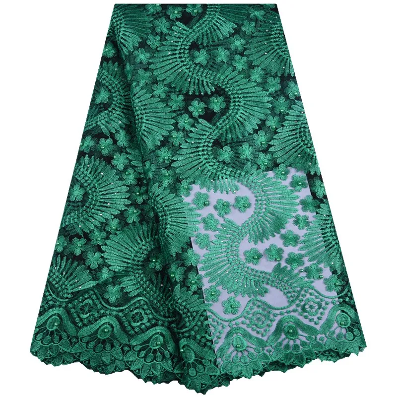 Purple Transparent Tulle Mesh Lace Fabric Embroidery African French High Quality Nigerian Fabrics Beaded S1574 | Дом и сад