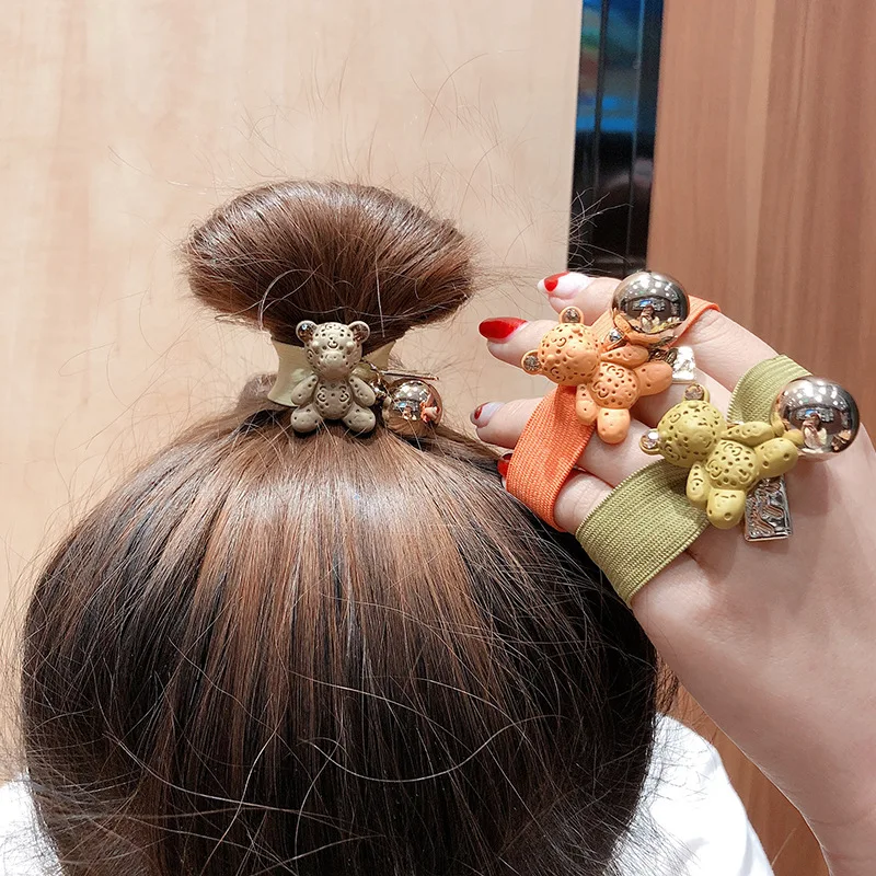 Резинка для волос женская/Детская эластичная резиновые ленты аксессуары с