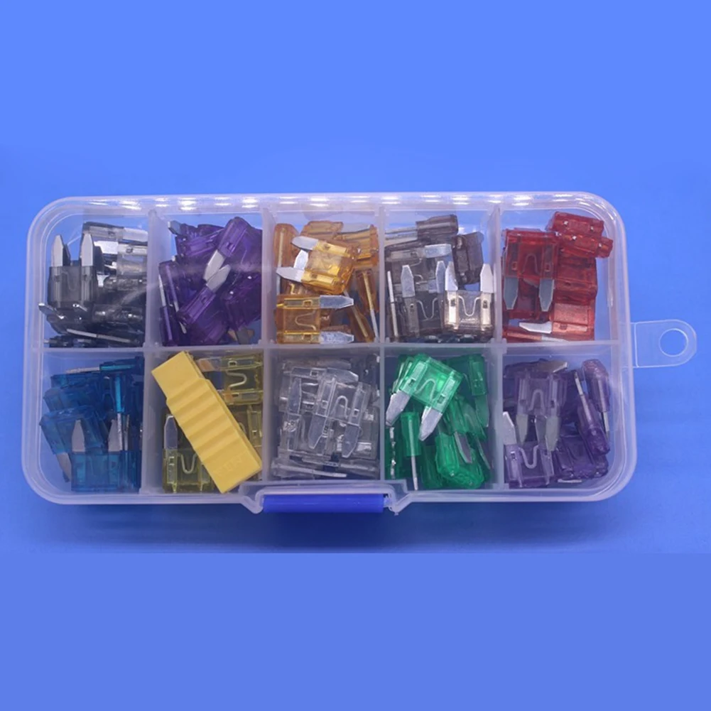 120 шт Мини лопасти автомобильные аксессуары предохранители Сейф коробка