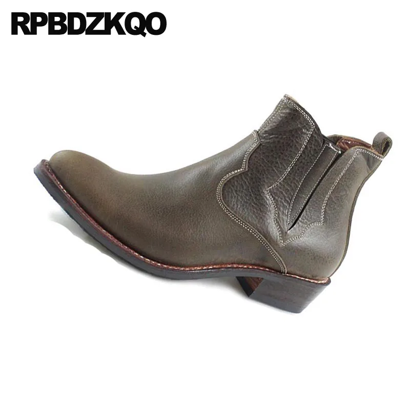 формальный 2018 высокий верх ботильоны челси батильоны обувь Плюс размер