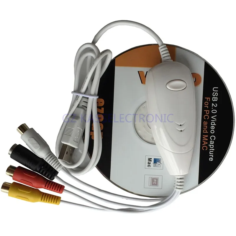 Новинка 2017 USB2.0 Видео Grabber с аудио работы для Windows7 64bit 8 MAC OS professional редактировать