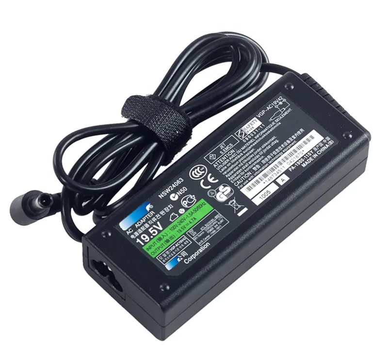 19 5 V 4.7A 90W Подлинная новый ноутбук Ac адаптер Зарядное устройство для Sony Vaio VGP AC19V42