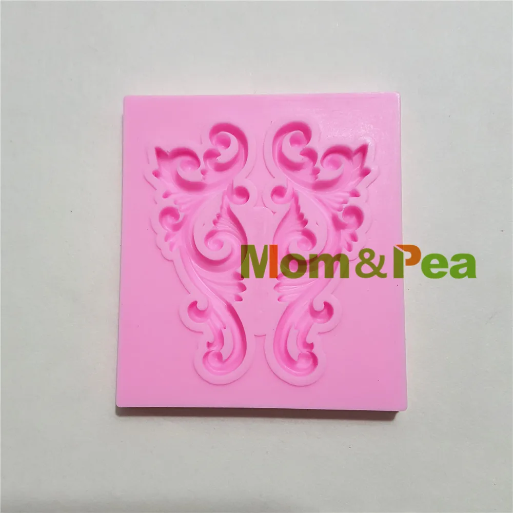 

1316 Бесплатная доставка силиконовая форма Mom & Pea в цветочек, украшение для торта, 3D форма для помадки, пищевой класс